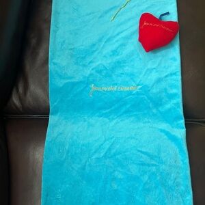 Jean Michel Cazabat Blue Velvet Scarf